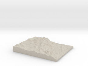 Model of Peak a boo Rock in Natural Sandstone