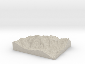 Model of Peindein in Natural Sandstone