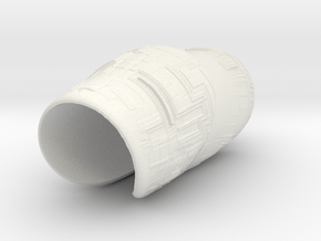 SaddleGrip 23mm Techno in White Natural Versatile Plastic