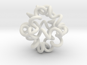 spiraloktaeder in White Natural Versatile Plastic