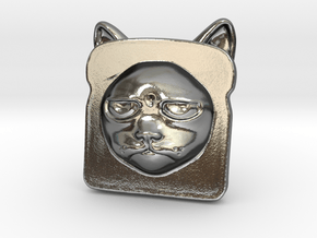 Bread Cat!  AKA Toaster Kitty in Polished Silver