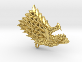 Game Of Thrones - Stark in Polished Brass