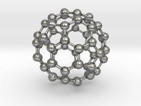Buckyball C60 in Natural Silver