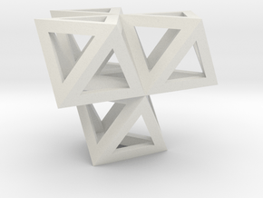 tetraeder mit oktaedern in White Natural Versatile Plastic