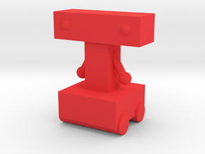 Tim's Robot in Red Processed Versatile Plastic