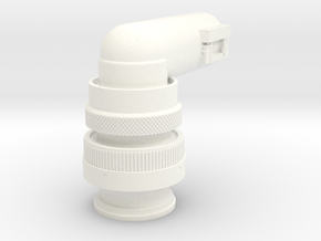Rotational Control Plug in White Processed Versatile Plastic