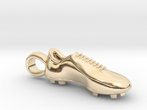 Soccer shoe in 14K Yellow Gold