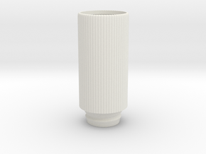 Shotshotglass Shell in White Natural Versatile Plastic