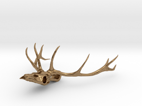 Antler's Stag in Natural Brass