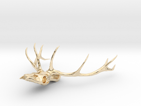 Antler's Stag in 14K Yellow Gold