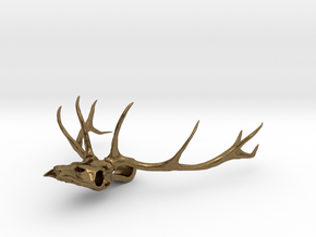 Antler's Stag in Natural Bronze