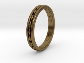 wedding ring design No.278 of 365 days in Natural Bronze