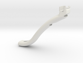 Down Spout Fin in White Natural Versatile Plastic