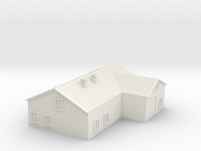 House 3 in White Natural Versatile Plastic