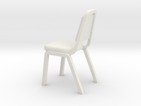  1:24 Pointed Dining Chair (Not Full Size) in White Natural Versatile Plastic