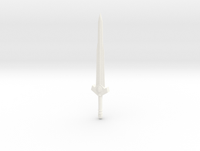 Sword of the first born in White Processed Versatile Plastic