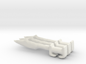  Hoplite sword greek  in White Natural Versatile Plastic
