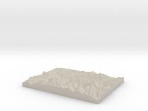 Model of Gündlischwand in Natural Sandstone