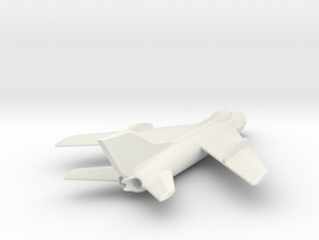 Mig-19 1:200 X1 in White Natural Versatile Plastic