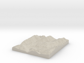 Model of Banyard in Natural Sandstone