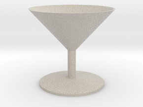 Martini Glass in Natural Sandstone