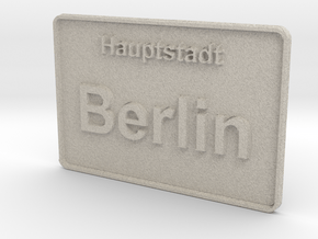 Hauptstadt Berlin 3D in Natural Sandstone