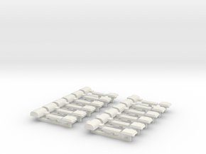 SpoorObjecten (1:160) in White Natural Versatile Plastic