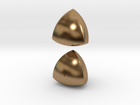 Jumbo (4cm) Meissner Solids in Natural Brass