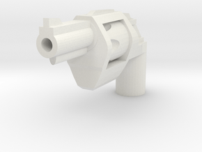 Ratchetrooper Weapon H01 - Revolver in White Natural Versatile Plastic