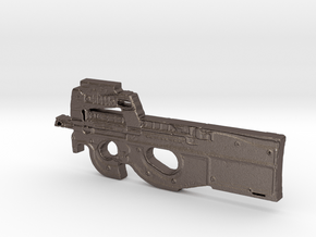 FN P90 in Polished Bronzed Silver Steel