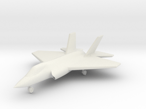 1/285 (6mm) F-35C w/Landing Gear in White Natural Versatile Plastic