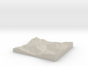 Model of Whistler in Natural Sandstone