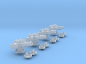 6mm AA Turret Set in Smooth Fine Detail Plastic