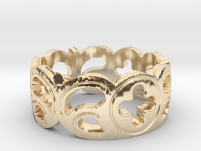 Trinity 18 in 14k Gold Plated Brass