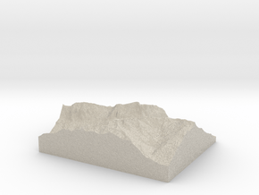 Model of Unknown Location in Natural Sandstone