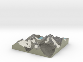 Terrafab generated model Wed Jun 25 2014 15:35:15  in Full Color Sandstone