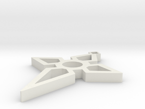 Cross Design in White Natural Versatile Plastic