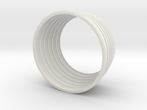 F1 3D Engine 1:20 Bottom in White Natural Versatile Plastic