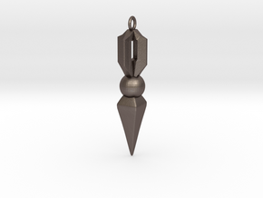 pendant in Polished Bronzed Silver Steel