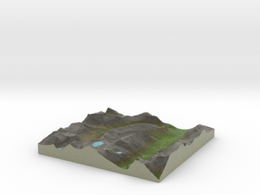 Terrafab generated model Tue Jun 03 2014 11:34:02  in Full Color Sandstone