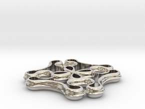 Knot Pendant in Platinum