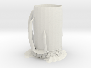 Monster Cup in White Natural Versatile Plastic