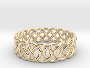 Celtic Ring - 23.5mm ⌀ in 14K Yellow Gold