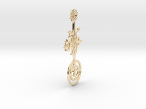 Ancient symbol in 14K Yellow Gold