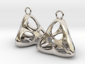 Irene Earrings (silver) in Platinum