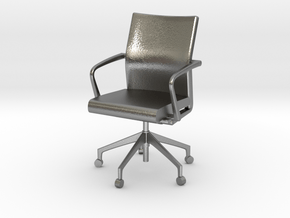 Stylex Sava Chair - Fixed Arms 1:24 Scale in Natural Silver