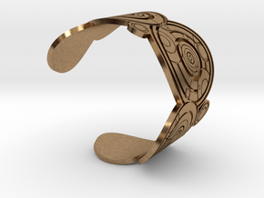 The Doctor's name: (Engraved) Cuff - size XL in Natural Brass