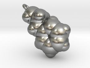 Love Molecule 2-PEA Pendant, Silver in Natural Silver