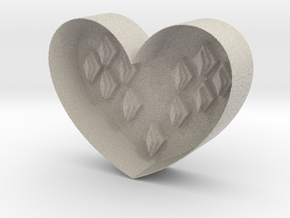 Heart in Natural Sandstone