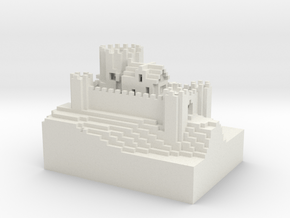 Kiang Castle[sml].wrl in White Natural Versatile Plastic